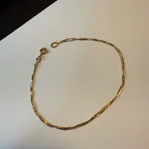 Delicate double-strand 14k Gold Bracelet